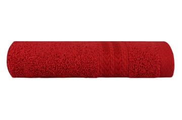 Handduk Hobby 30x50 cm - Röd - Textil & mattor - Badrumstextil