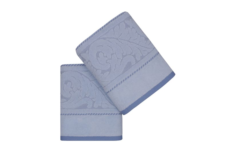Handduk Hobby 50x90 cm 2-pack - Blå - Textil & mattor - Badrumstextil