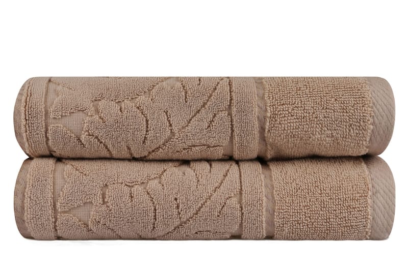 Handduk Hobby 50x90 cm 2-pack - Mörkbrun - Textil & mattor - Badrumstextil