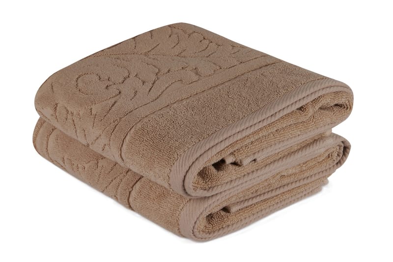 Handduk Hobby 50x90 cm 2-pack - Mörkbrun - Textil & mattor - Badrumstextil