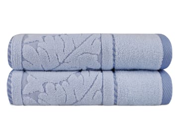 Handduk Hobby 50x90 cm 2-pack - Blå - Textil & mattor - Badrumstextil