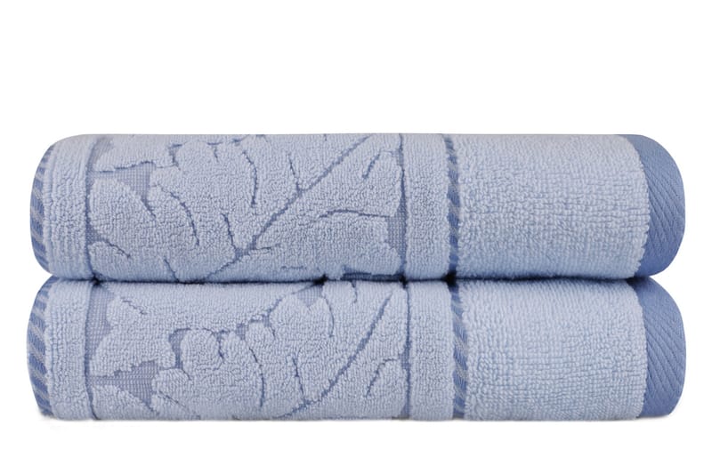 Handduk Hobby 50x90 cm 2-pack - Blå - Textil & mattor - Badrumstextil