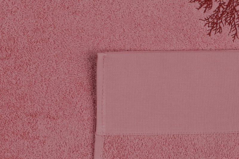 Handduk Hobby 50x90 cm 2-pack - Ljusrosa/Röd - Textil & mattor - Badrumstextil