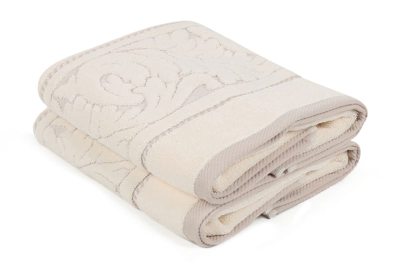 Handduk Hobby 50x90 cm 2-pack - Creme - Textil & mattor - Badrumstextil