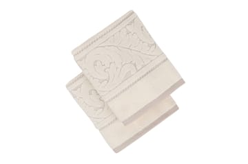 Handduk Hobby 50x90 cm 2-pack - Creme - Textil & mattor - Badrumstextil