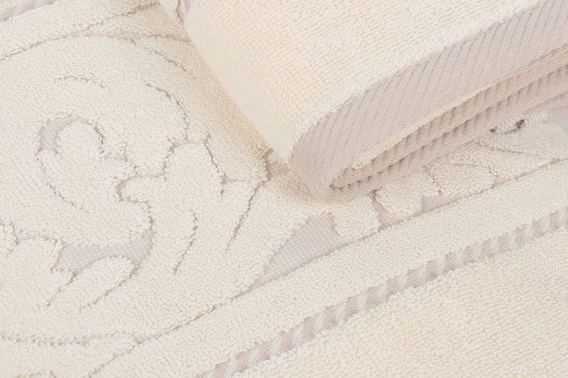 Handduk Hobby 50x90 cm 2-pack - Creme - Textil & mattor - Badrumstextil