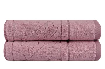 Handduk Hobby 50x90 cm 2-pack - Rosa - Textil & mattor - Badrumstextil