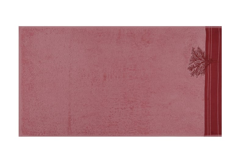 Handduk Hobby 50x90 cm 2-pack - Ljusrosa/Röd - Textil & mattor - Badrumstextil