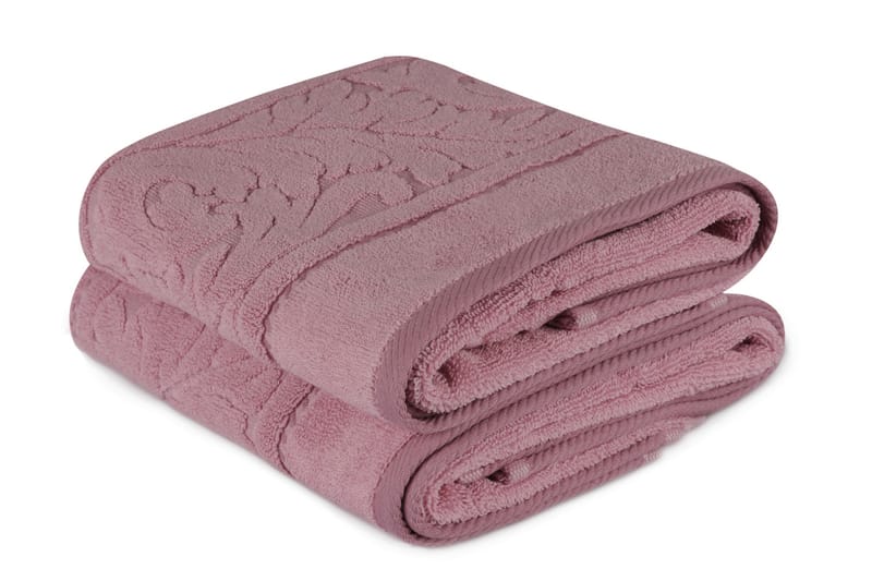 Handduk Hobby 50x90 cm 2-pack - Rosa - Textil & mattor - Badrumstextil