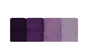 Handduk Hobby 50x90 cm 4-pack - Lila - Textil & mattor - Badrumstextil
