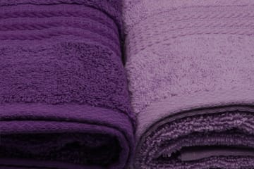 Handduk Hobby 50x90 cm 4-pack - Lila - Textil & mattor - Badrumstextil