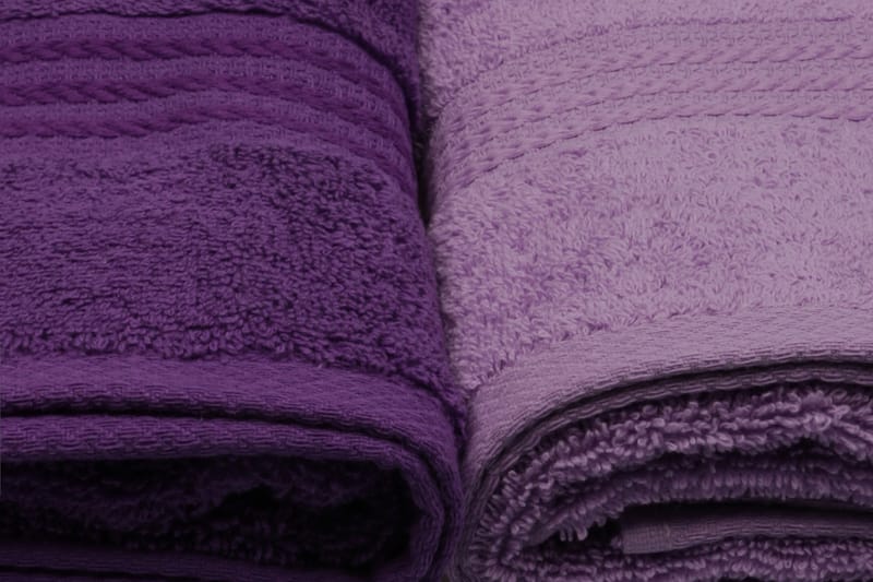Handduk Hobby 50x90 cm 4-pack - Lila - Textil & mattor - Badrumstextil