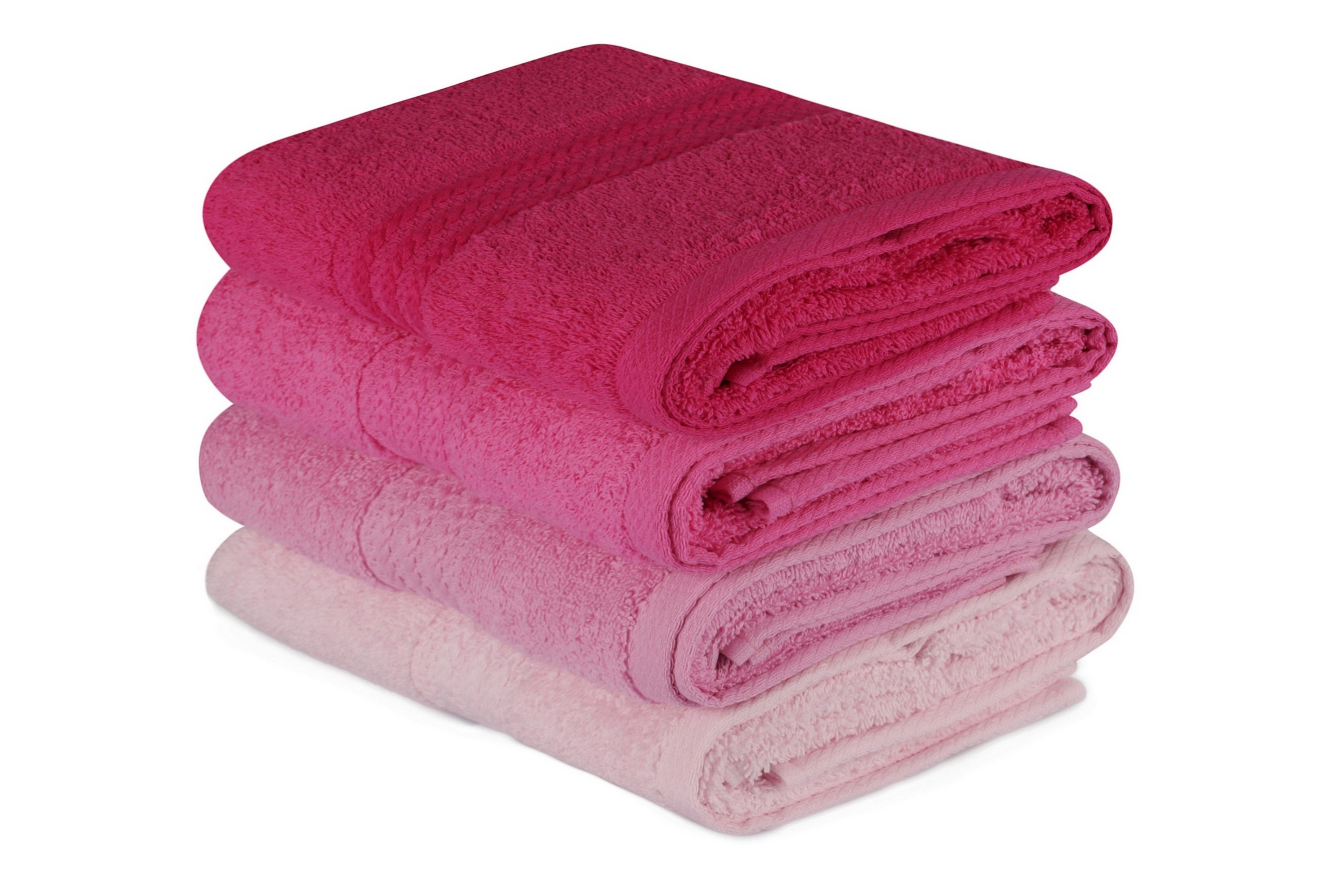 Handduk Hobby 50x90 cm 4-pack Rosa