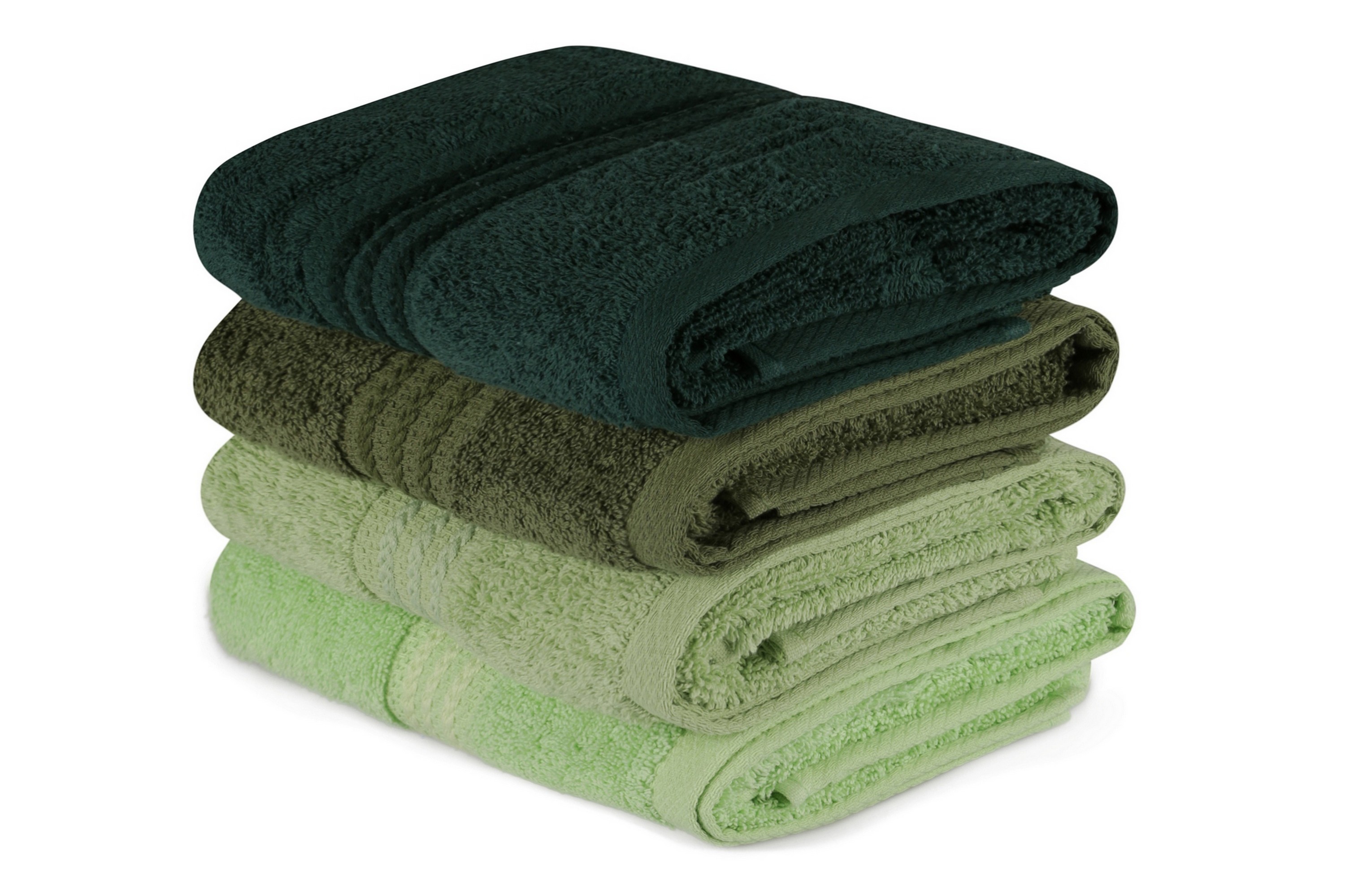 Handduk Hobby 50x90 cm 4-pack Grön