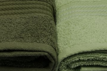 Handduk Hobby 50x90 cm 4-pack - Grön - Textil & mattor - Badrumstextil