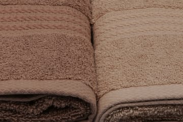 Handduk Hobby 50x90 cm 4-pack - Creme/Beige/Brun - Textil & mattor - Badrumstextil