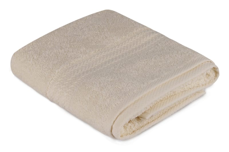 Handduk Hobby 50x90 cm - Creme - Textil & mattor - Badrumstextil