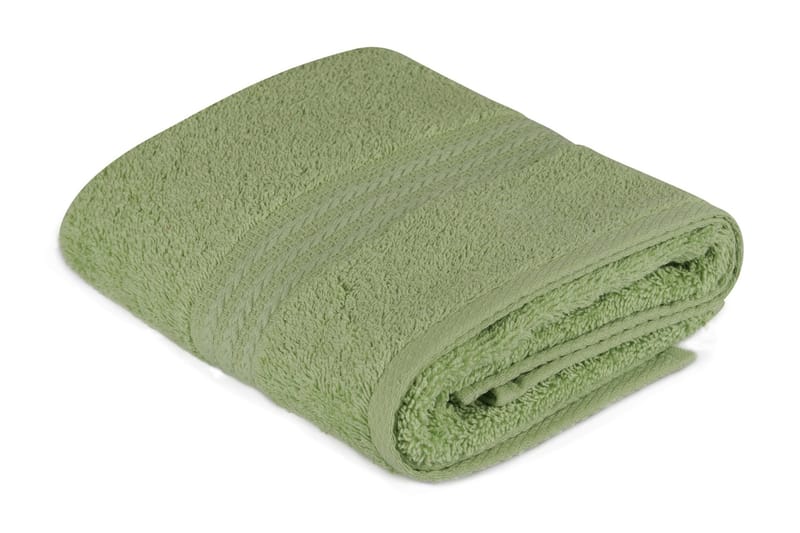 Handduk Hobby 50x90 cm - Grön - Textil & mattor - Badrumstextil