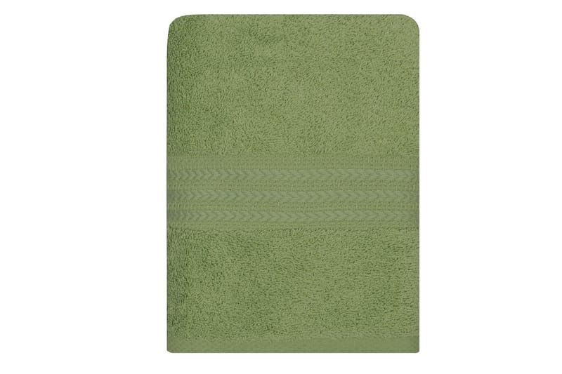 Handduk Hobby 50x90 cm - Grön - Textil & mattor - Badrumstextil