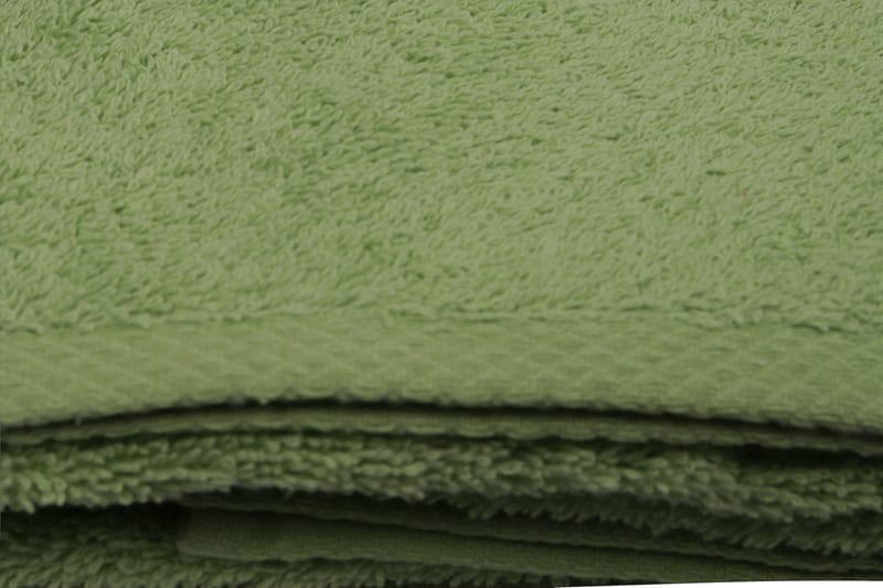 Handduk Hobby 50x90 cm - Grön - Textil & mattor - Badrumstextil