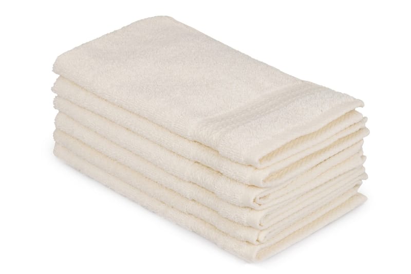 Hobby Handduk 30x50 cm 6-pack, Creme