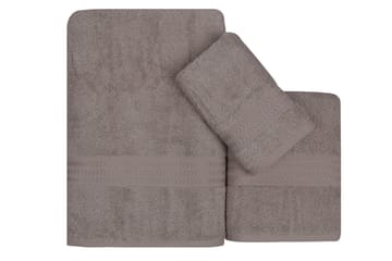 Hobby Handduk Set om 3 - Grå - Textil & mattor - Badrumstextil - Handdukar