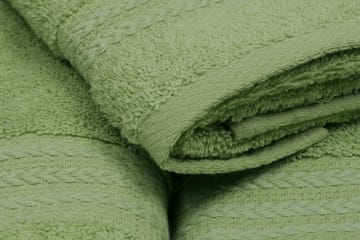 Hobby Handduk Set om 3 - Grön - Textil & mattor - Badrumstextil - Handdukar