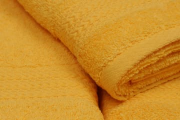 Hobby Handduk Set om 3 - Mörkgul - Textil & mattor - Badrumstextil - Handdukar