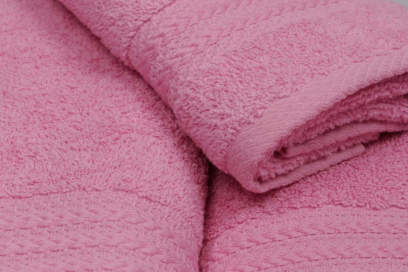 Hobby Handduk Set om 3 - Rosa - Textil & mattor - Badrumstextil - Handdukar