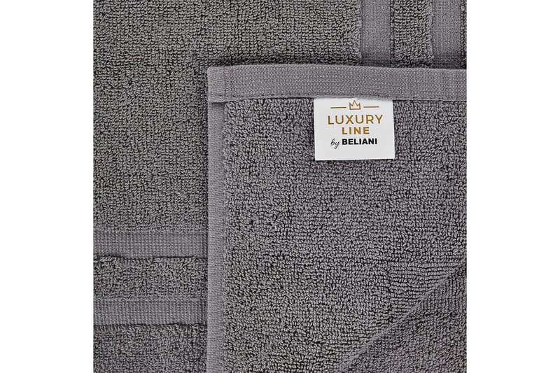 Handduk Mitiaro set om 2 Grå - Grå - Textil & mattor - Badrumstextil