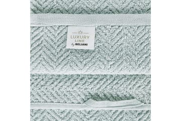 Handduk Mitiaro set om 2 Mintgrön - Mintgrön - Textil & mattor - Badrumstextil