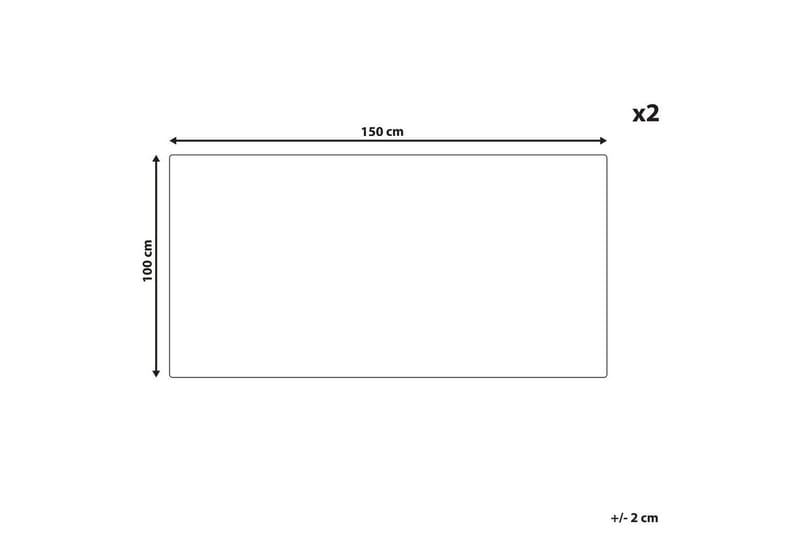 Handduk Mitiaro set om 2 Vit - Vit - Textil & mattor - Badrumstextil