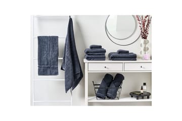 Handduk Mitiaro set om 9 Blå - Blå - Textil & mattor - Badrumstextil - Handdukar