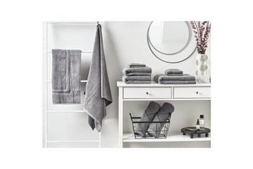 Handduk Mitiaro set om 9 Grå - Grå - Textil & mattor - Badrumstextil - Handdukar