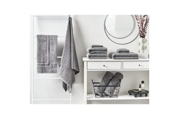 Handduk Mitiaro set om 9 Grå - Grå - Textil & mattor - Badrumstextil - Handdukar