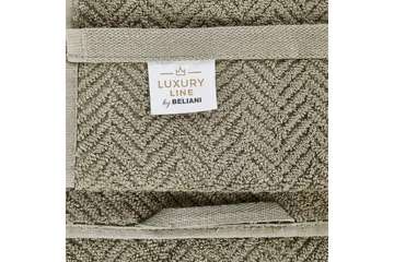 Handduk Mitiaro set om 9 Grön - Grön - Textil & mattor - Badrumstextil - Handdukar