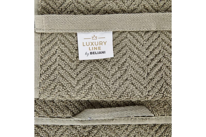 Handduk Mitiaro set om 9 Grön - Grön - Textil & mattor - Badrumstextil - Handdukar