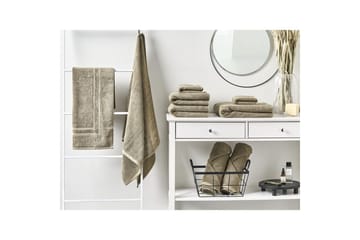 Handduk Mitiaro set om 9 Grön - Grön - Textil & mattor - Badrumstextil - Handdukar