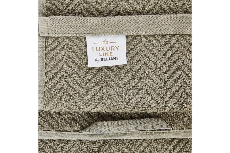 Handduk Mitiaro set om 9 Grön - Grön - Textil & mattor - Badrumstextil - Handdukar
