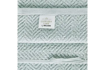 Handduk Mitiaro set om 9 Mintgrön - Mintgrön - Textil & mattor - Badrumstextil - Handdukar