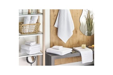 Handduk Mitiaro set om 9 Vit - Vit - Textil & mattor - Badrumstextil - Handdukar