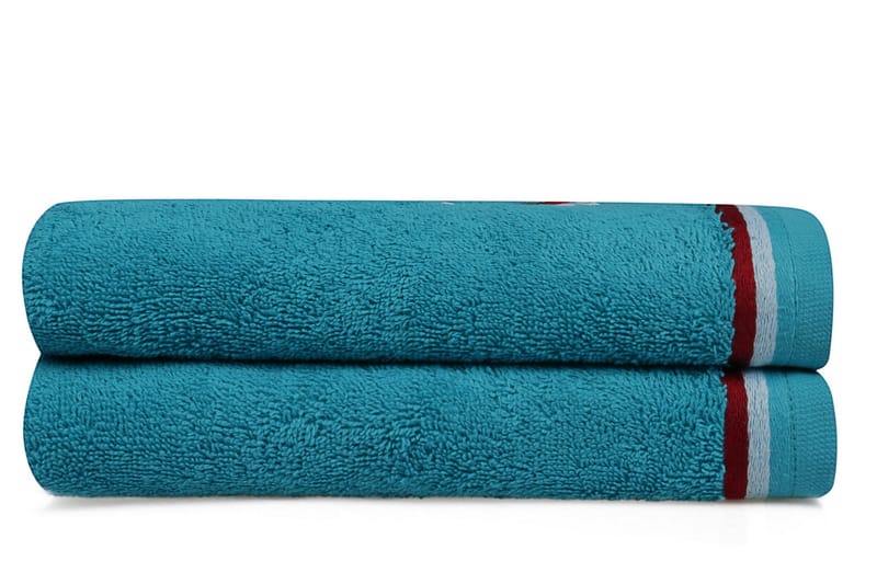 Handduk Rhuddlan 2-pack - Turkos - Textil & mattor - Badrumstextil