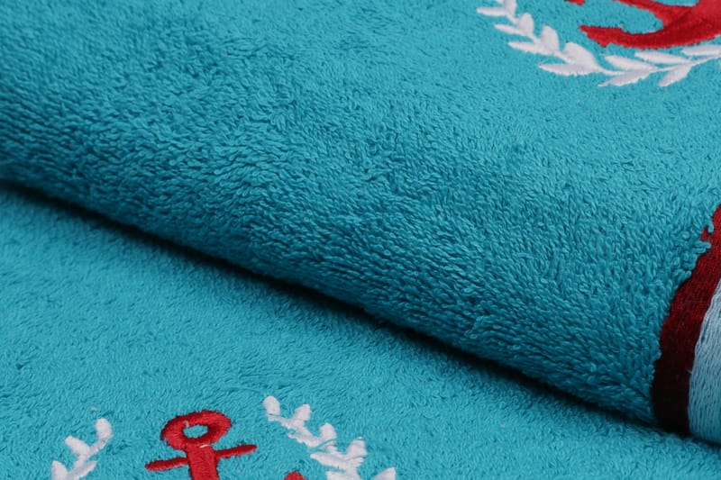 Handduk Rhuddlan 2-pack - Turkos - Textil & mattor - Badrumstextil