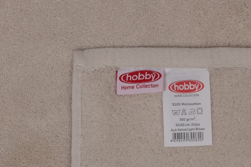 Handduk Rhuddlan 2-pack - Ljusbrun - Textil & mattor - Badrumstextil