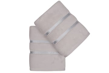 Handduk Rhuddlan 2-pack - Ljusgrå - Textil & mattor - Badrumstextil