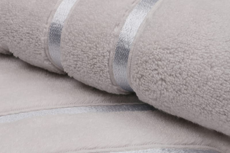 Handduk Rhuddlan 2-pack - Ljusgrå - Textil & mattor - Badrumstextil