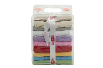 Handduk set 30x50 cm 10-pack - Flerfärgad - Textil & mattor - Badrumstextil