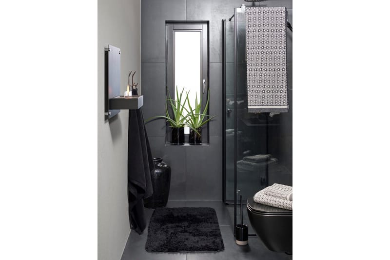 Handduk Zero 30X30 cm Svart - Turiform - Textil & mattor - Badrumstextil