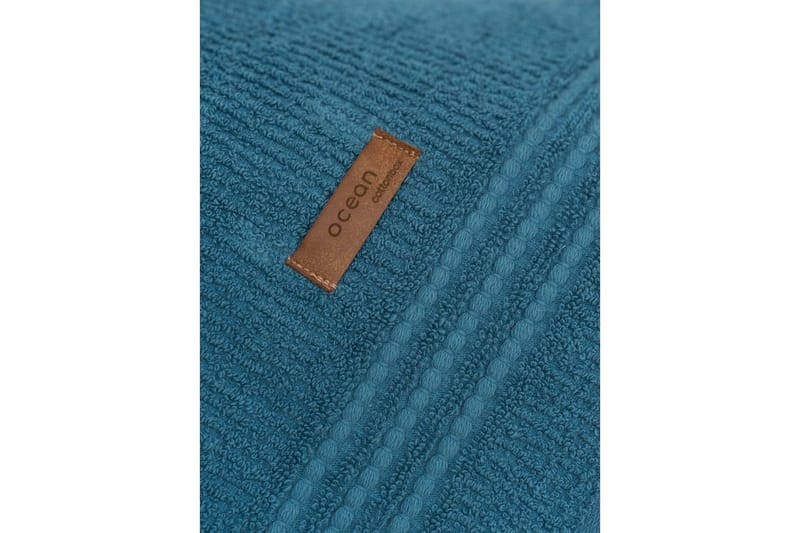 Handduksset (3 delar) Loraford Petrolblå - Petrolblå - Textil & mattor - Badrumstextil