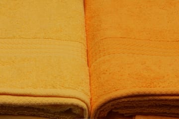 Hobby Badhandduk 70x140 cm 4-pack - Gul/Orange - Textil & mattor - Badrumstextil